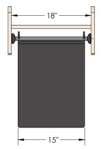 Tilt-Out Hamper, with Removable Black Bag, Synergy Collection - Image 5