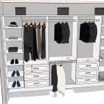 Five section -  Drawer / Shelf / Rod