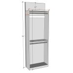 Double Rod 84” Height