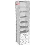 mix – drawer/shelf 96” Height(24"W)