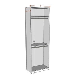 Double Rod 96” Height