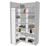 three section – Shelf / L shape