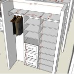 2. Single rod , drawer 18" , shelf 16"