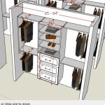 S.  double rod / 24" drawer- shelf /   double rod /  , start from floor  84"
